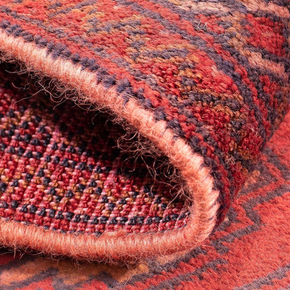 Alfombra Pakistani - 86 x 60 cm - rojo oscuro