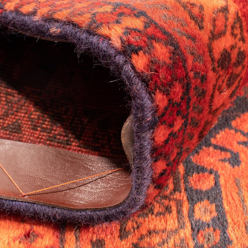 Alfombra persa - Nómada - 100 x 60 cm - rojo oscuro