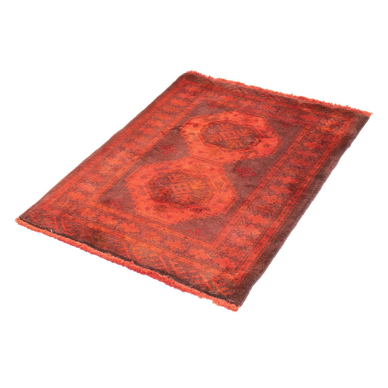 Alfombra Turkaman - 86 x 70 cm - óxido