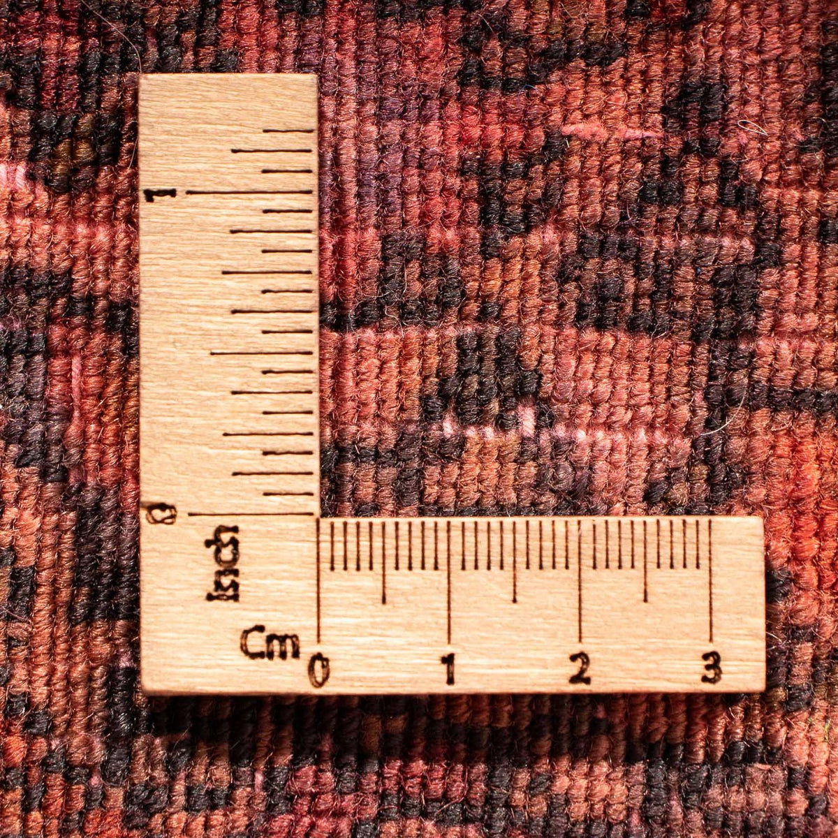 Alfombra persa - Clásica cuadrado  - 72 x 67 cm - rojo claro