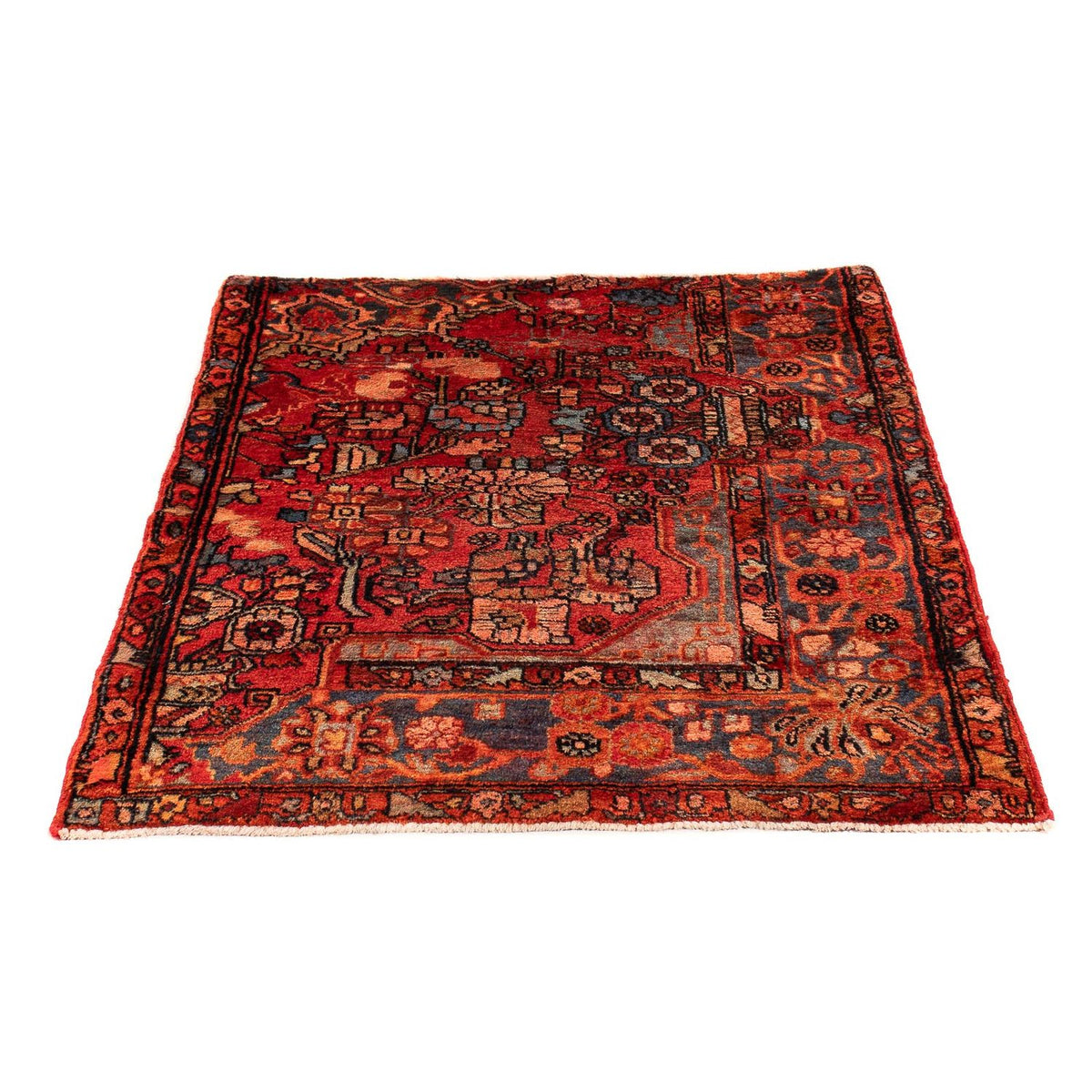 Alfombra persa - Nómada - 115 x 89 cm - rojo