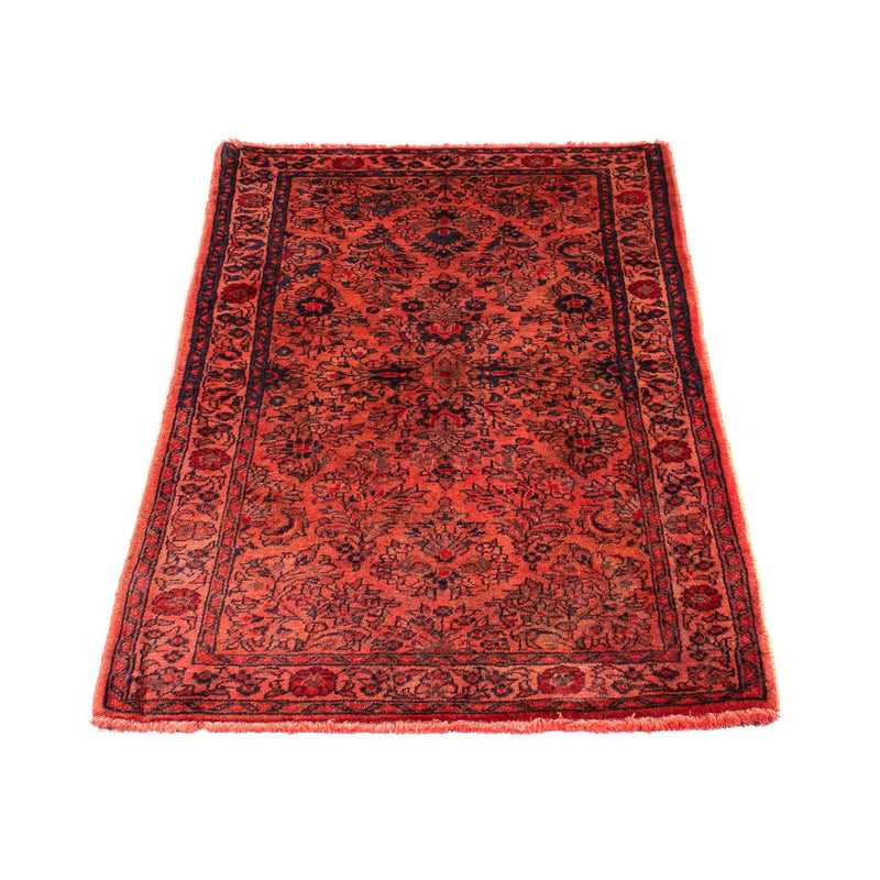 Alfombra persa - Clásica - 132 x 68 cm - rojo oscuro