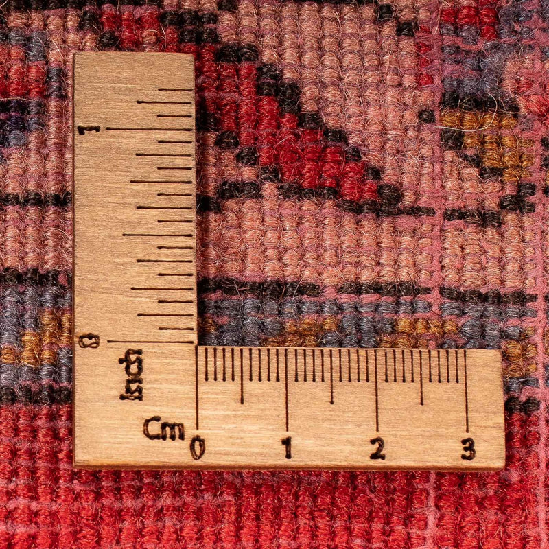 Alfombra persa - Clásica - 124 x 63 cm - rojo oscuro