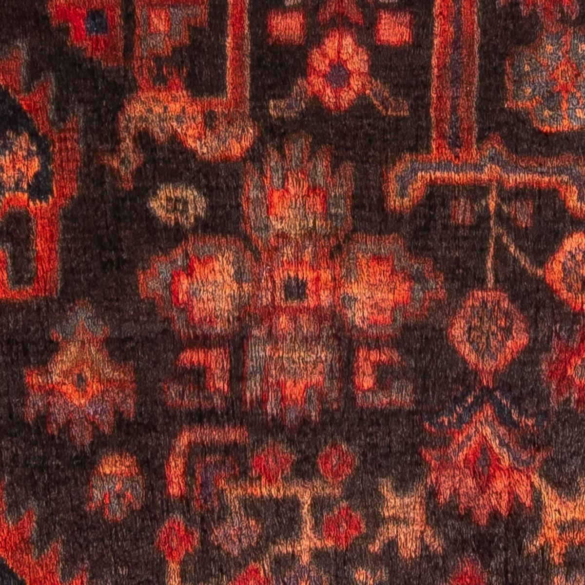 Alfombra persa - Nómada - 133 x 94 cm - multicolor