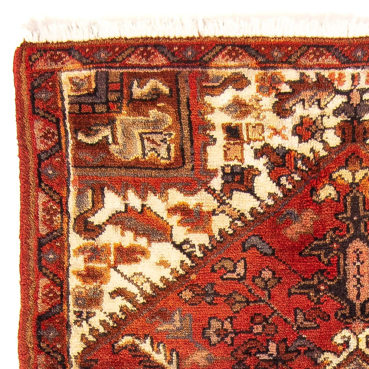 Alfombra persa - Nómada - 132 x 84 cm - óxido