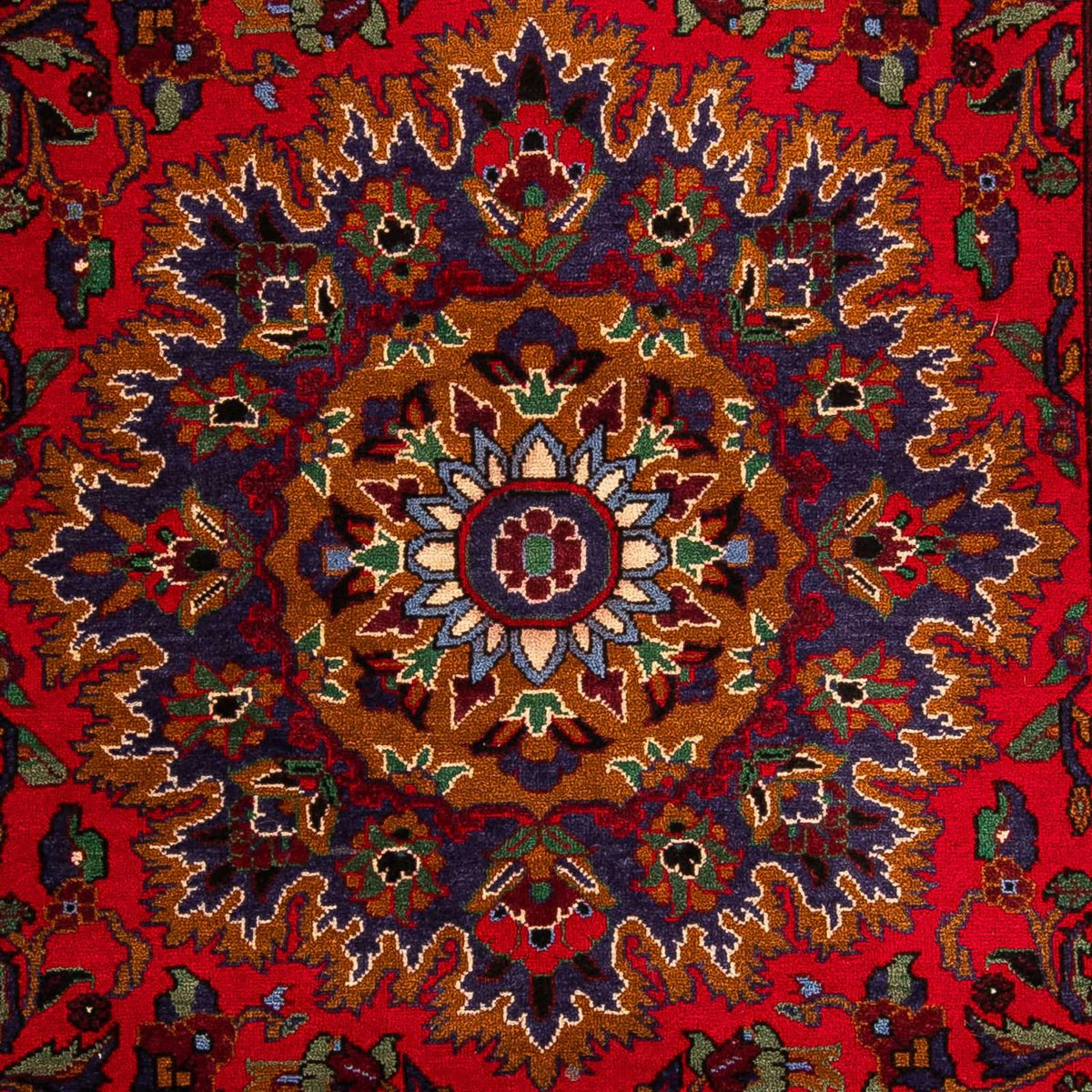 Alfombra de pasillo Alfombra afgana - 205 x 114 cm - rojo oscuro