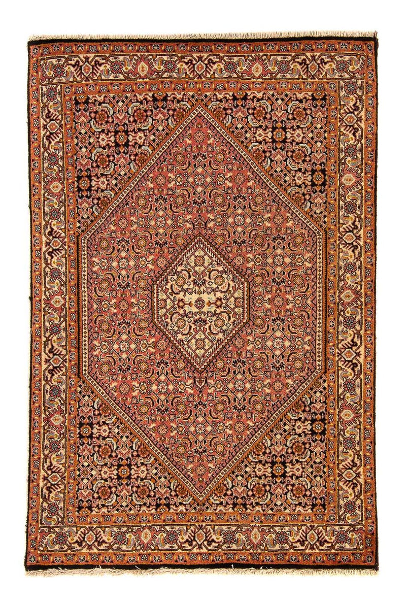 Alfombra persa - Bidjar - 143 x 88 cm - marrón claro