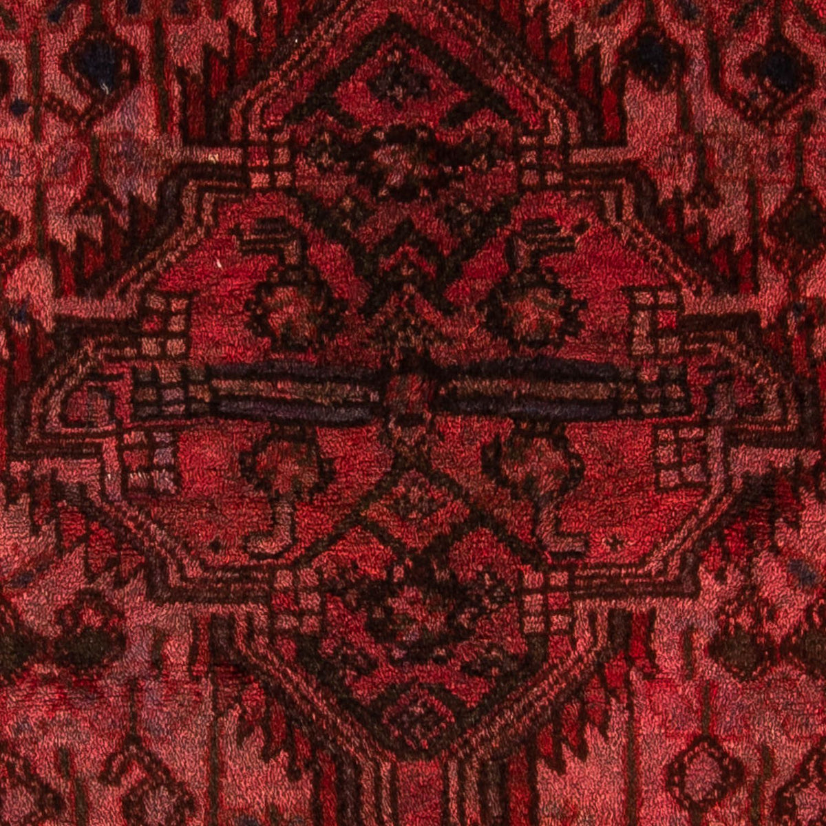 Alfombra persa - Nómada - 173 x 104 cm - rojo oscuro