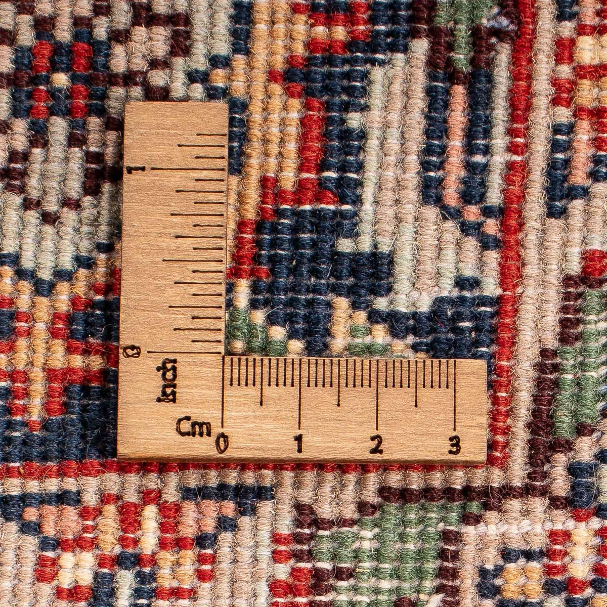 Alfombra oriental - Indus - 162 x 96 cm - rojo oscuro