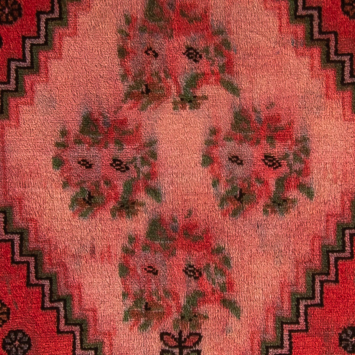 Alfombra persa - Nómada - 150 x 100 cm - rojo oscuro