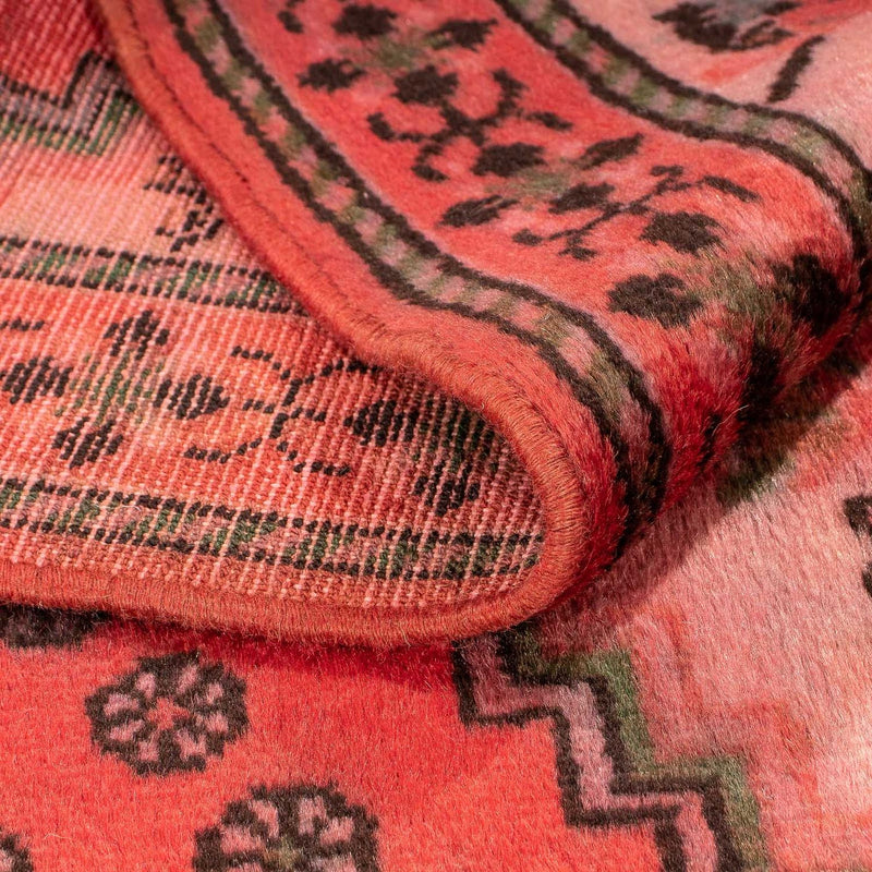 Alfombra persa - Nómada - 150 x 100 cm - rojo oscuro