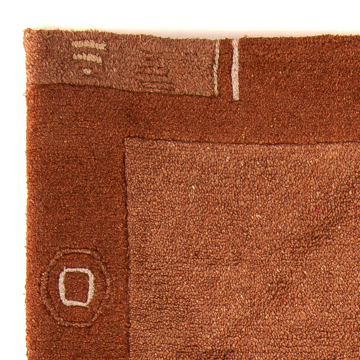 Alfombra de Nepal - 156 x 93 cm - marrón