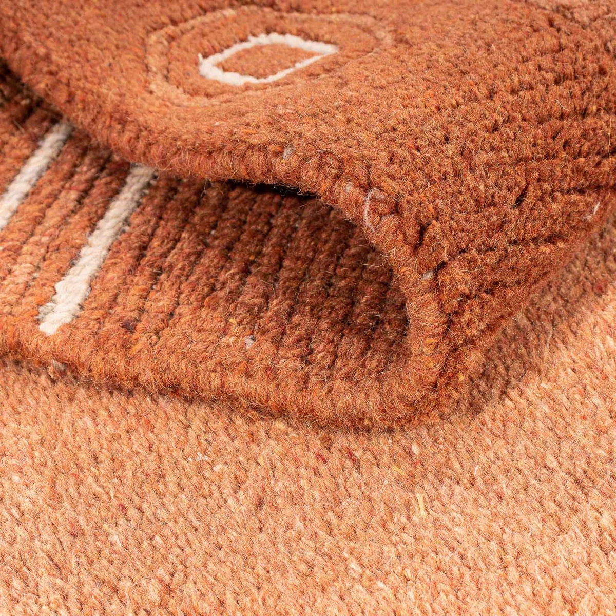 Alfombra de Nepal - 156 x 93 cm - marrón