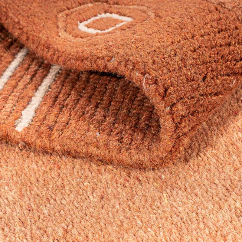 Alfombra de Nepal - 156 x 93 cm - marrón