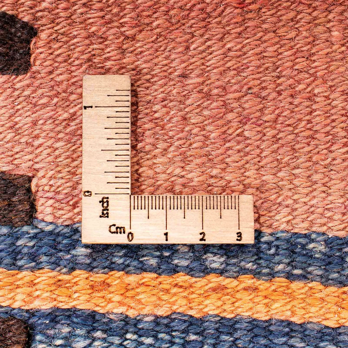 Alfombra de pasillo Alfombra Kelim - Antigua - 260 x 140 cm - multicolor