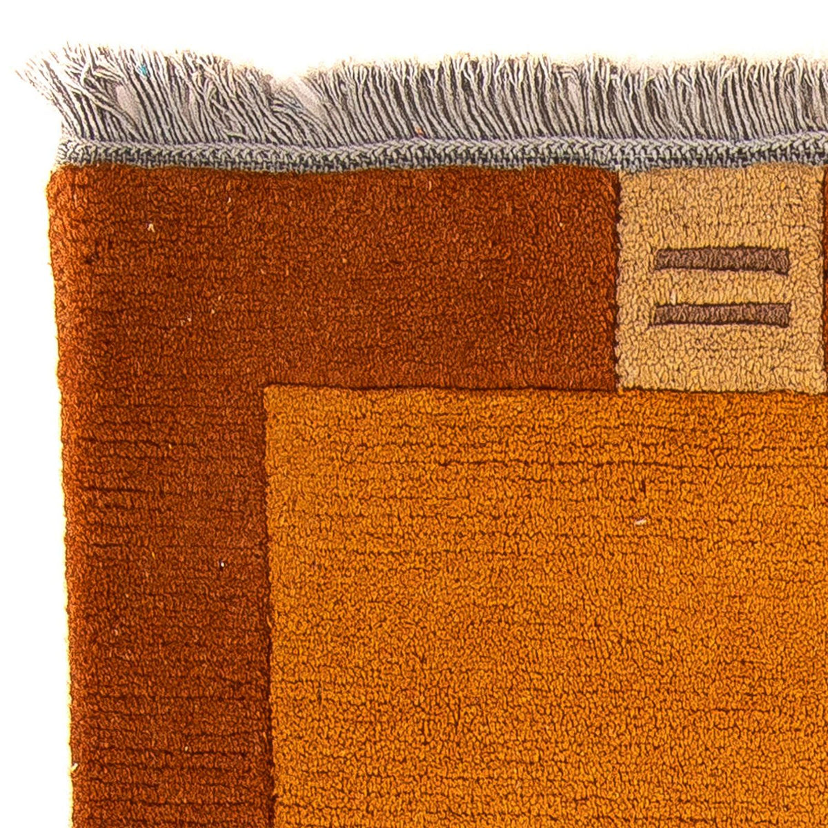 Alfombra de Nepal - 142 x 72 cm - naranja