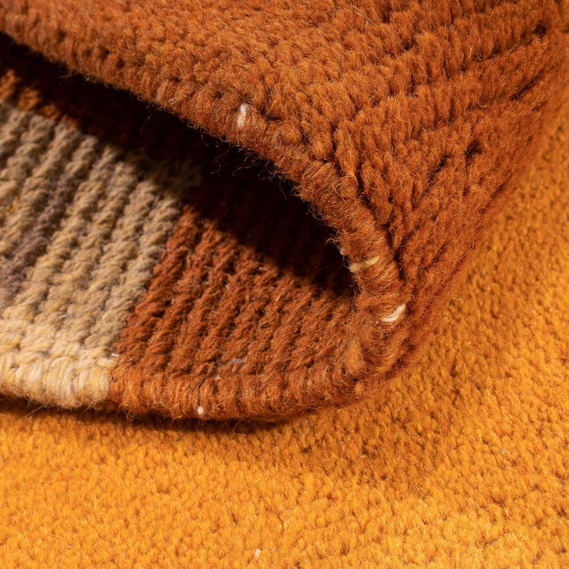 Alfombra de Nepal - 142 x 72 cm - naranja