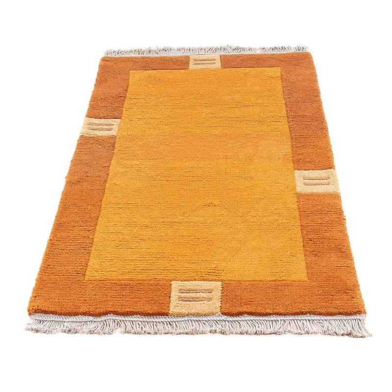 Alfombra de Nepal - 142 x 72 cm - naranja