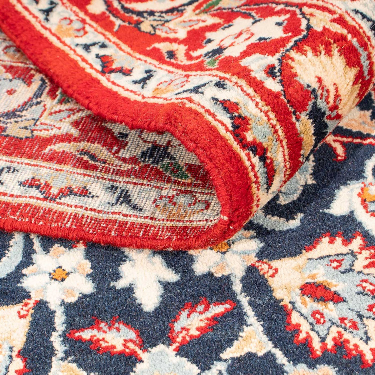 Alfombra de pasillo Alfombra Persa - Isfahan - Prima - 175 x 100 cm - azul oscuro