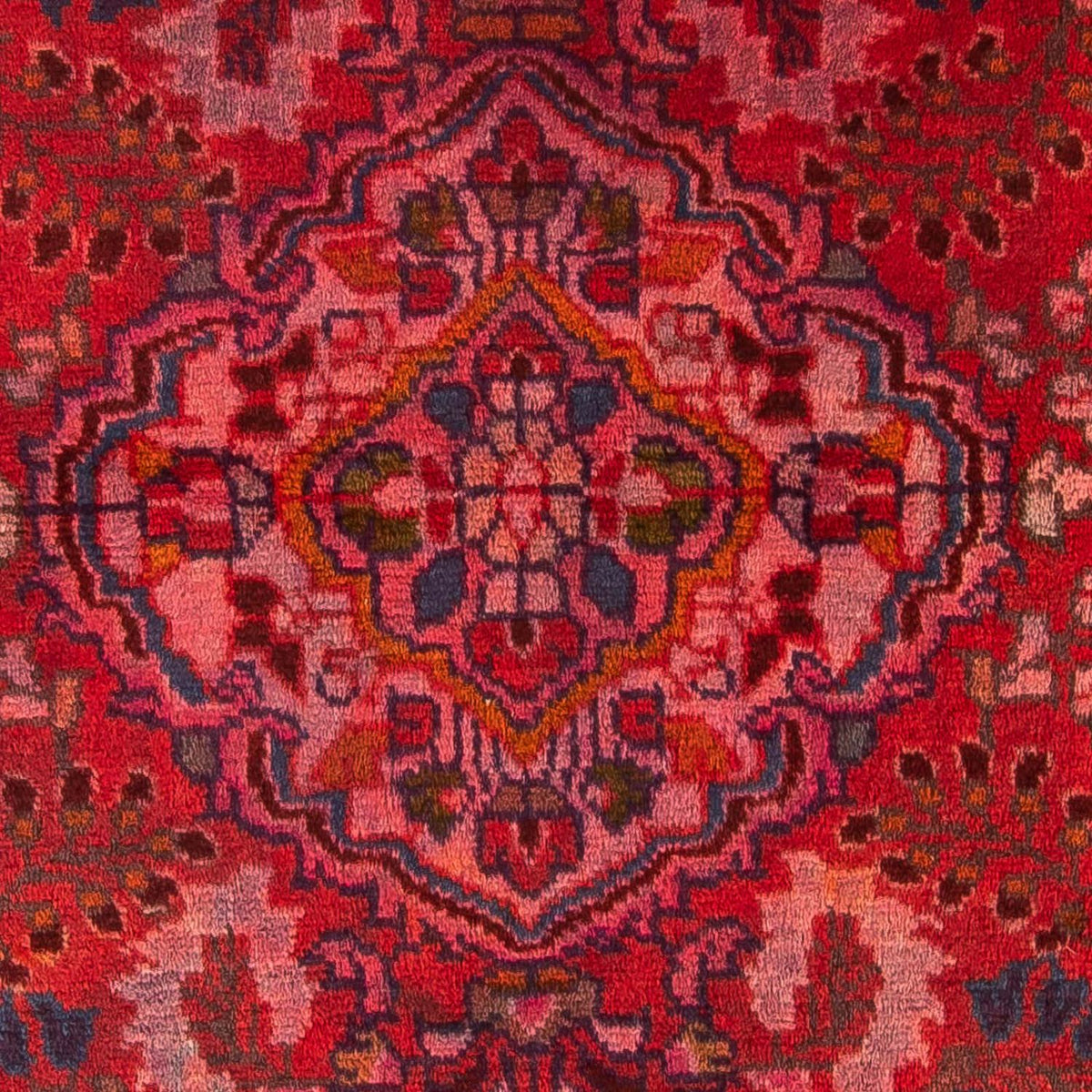 Alfombra persa - Nómada - 170 x 105 cm - rojo oscuro