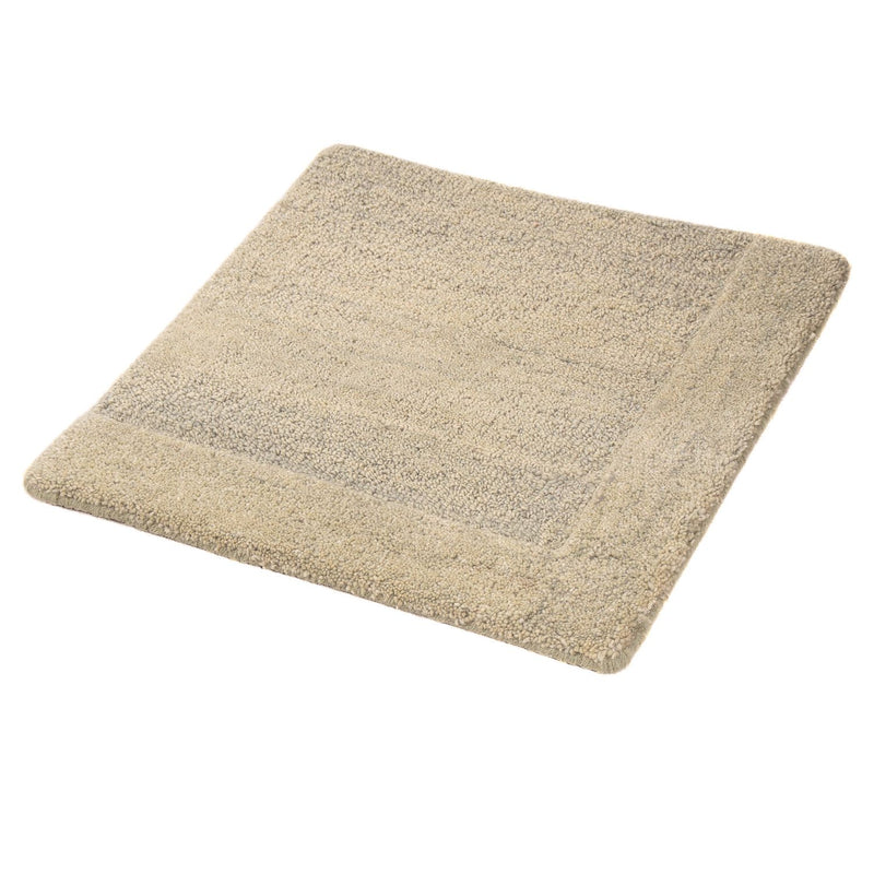 Alfombra de lana cuadrado  - 47 x 47 cm - multicolor