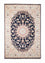 Alfombra oriental - Nain - Indus - 200 x 134 cm - azul oscuro