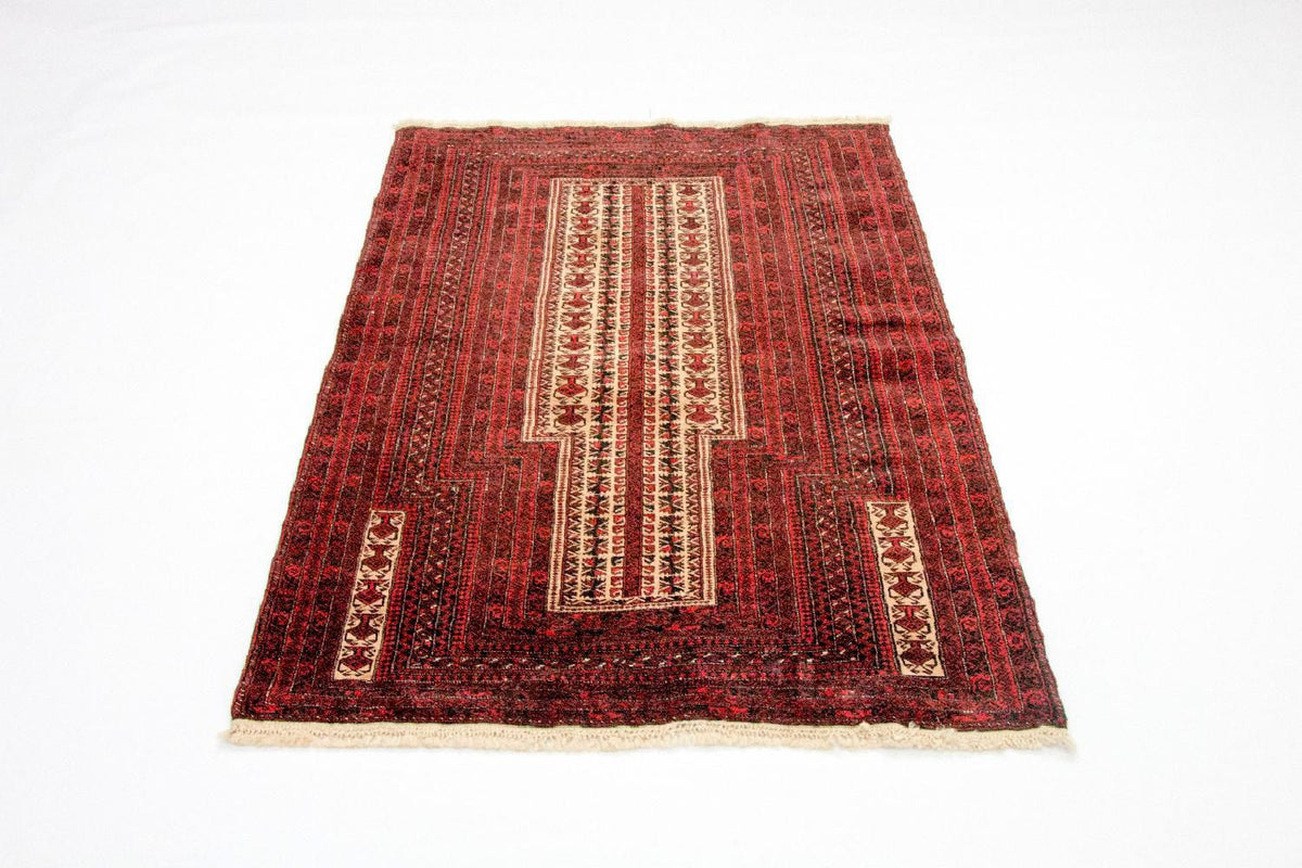 Alfombra Belutsch - 129 x 93 cm - rojo