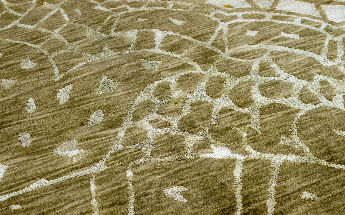 Alfombra de Nepal - 236 x 152 cm - marrón