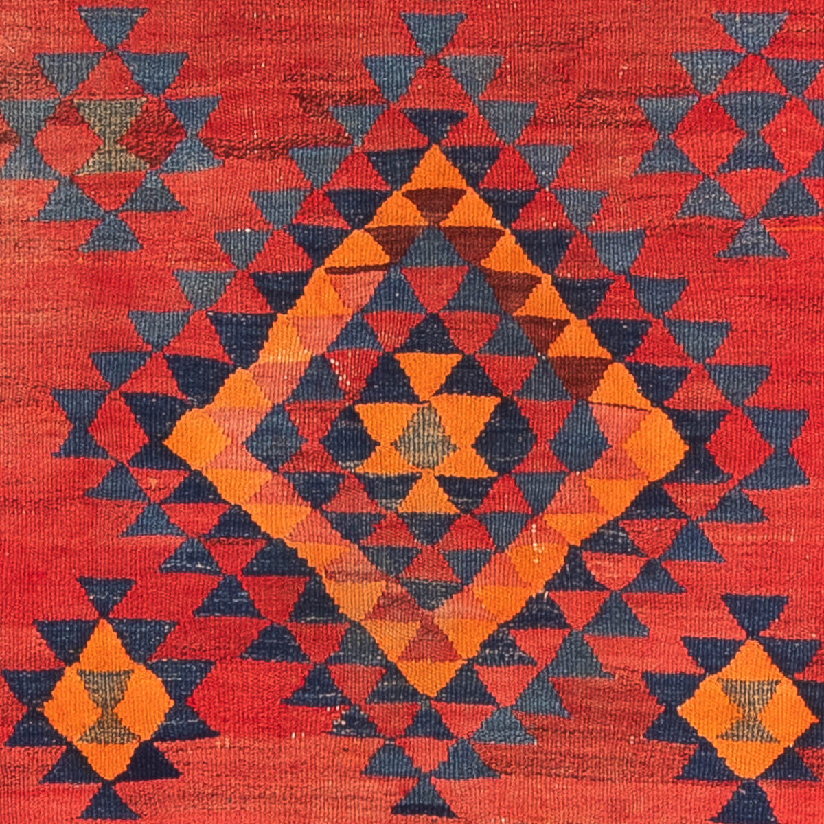 Alfombra de pasillo Alfombra Kelim - Antigua - 220 x 195 cm - multicolor