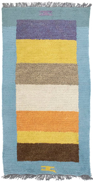 Alfombra de Nepal - 140 x 70 cm - multicolor