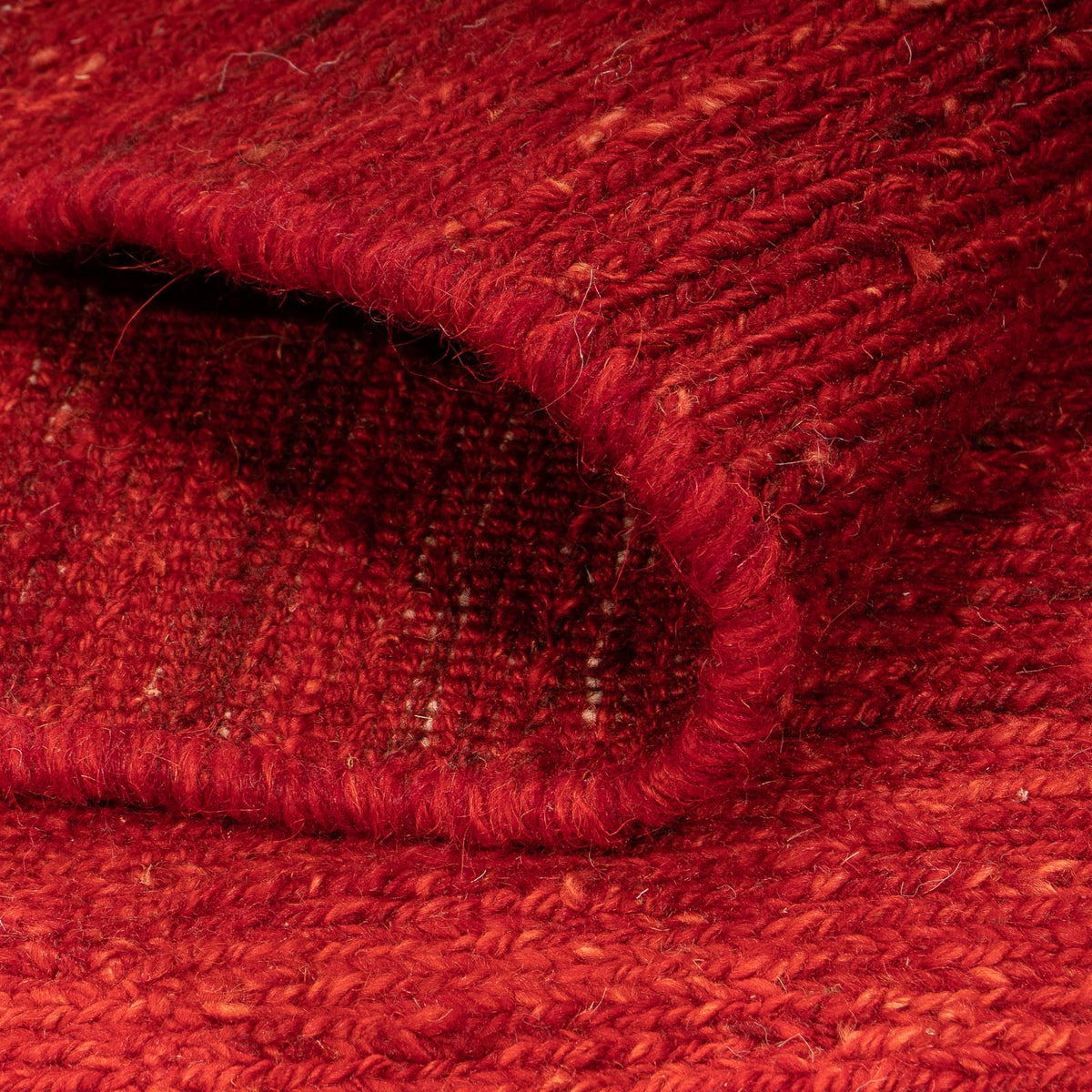 Alfombra Gabbeh - Persa - 174 x 115 cm - rojo oscuro