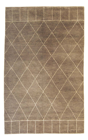 Alfombra de diseño - 240 x 160 cm - marrón oscuro