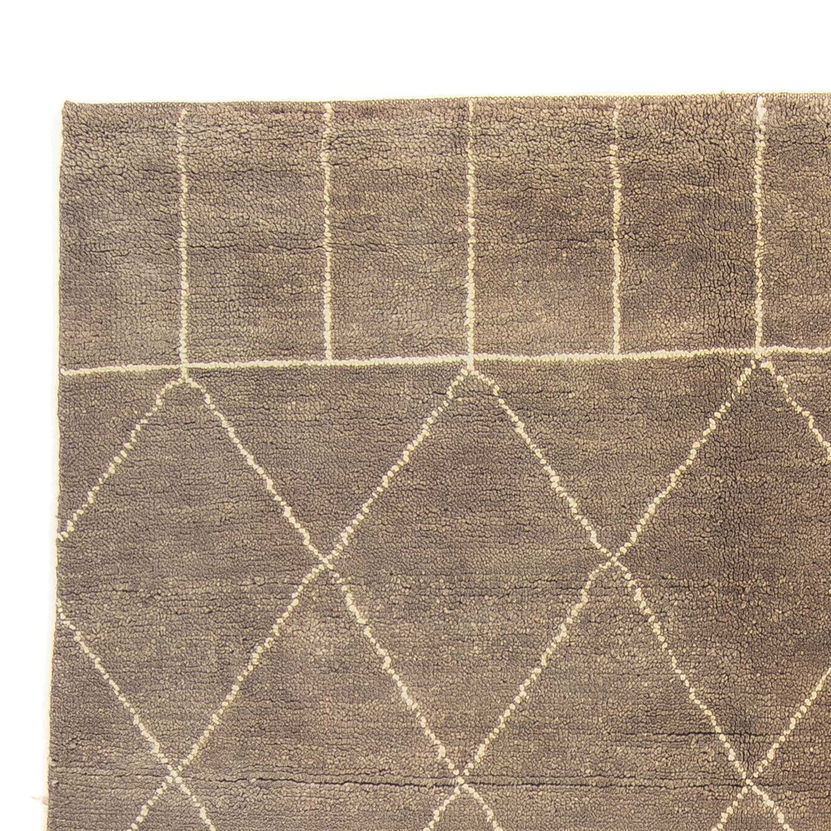 Alfombra de diseño - 240 x 160 cm - marrón oscuro
