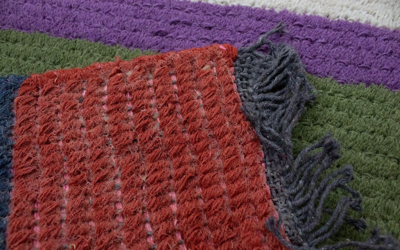 Alfombra de Nepal - 140 x 70 cm - multicolor