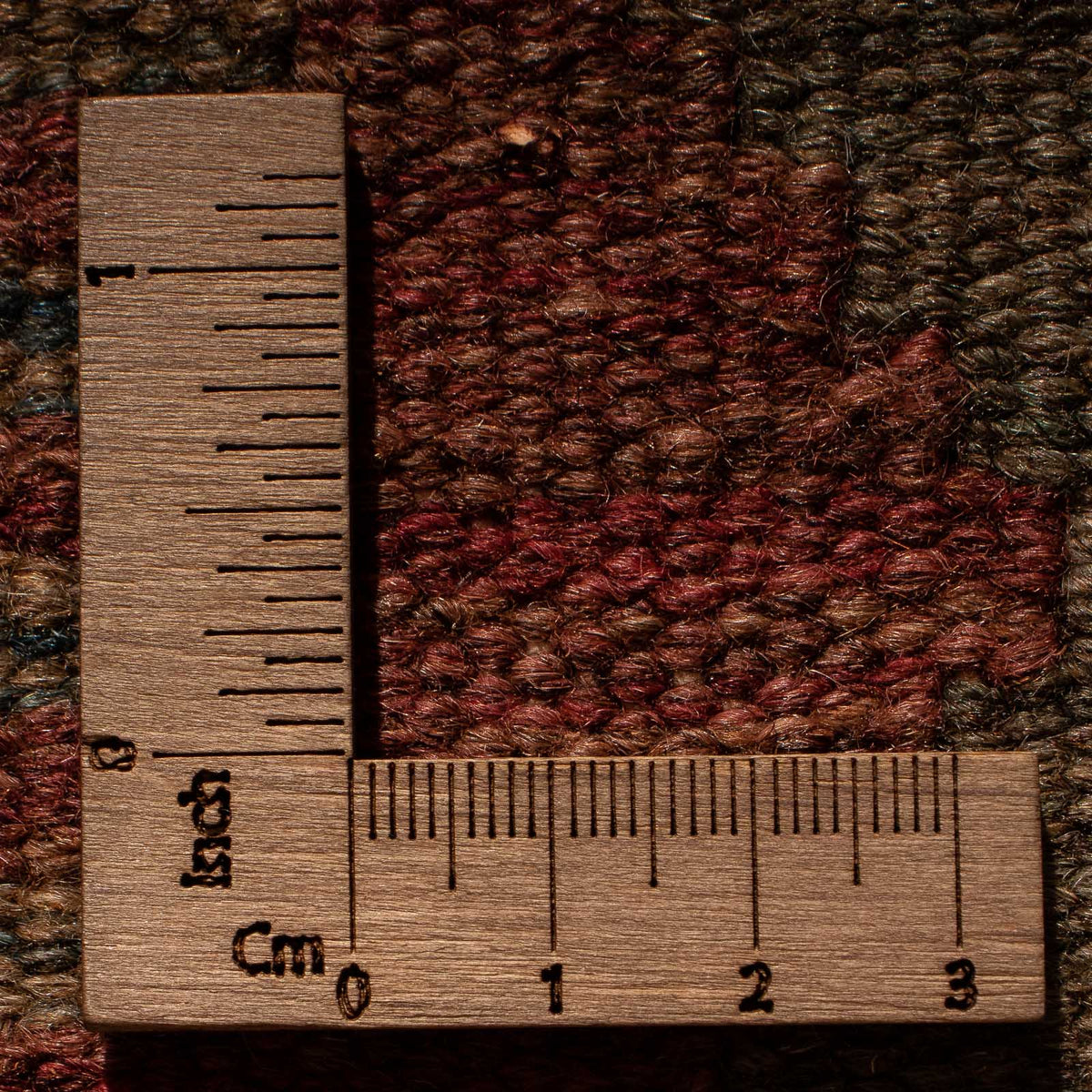 Alfombra Kelim - Splash - 125 x 86 cm - marrón