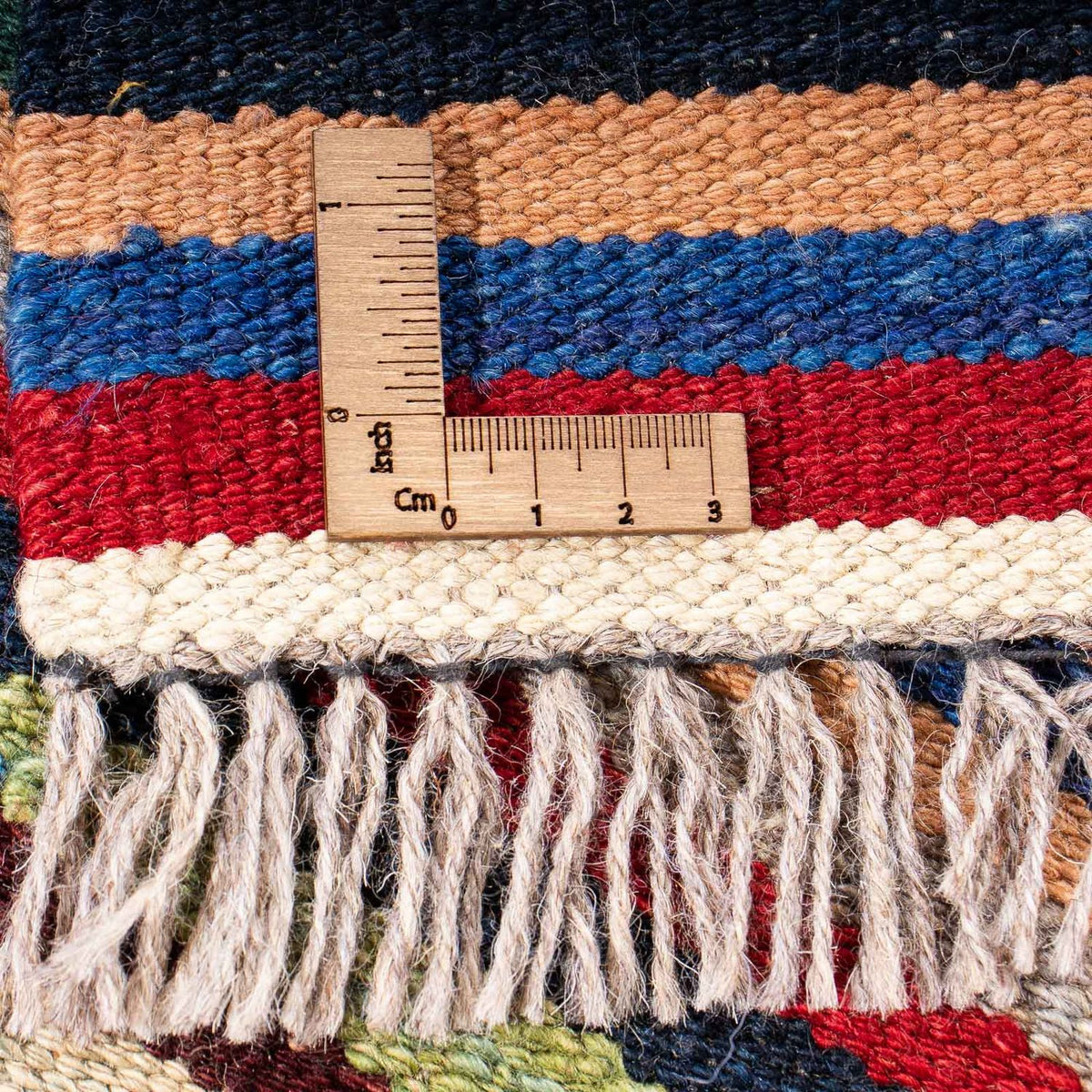 Alfombra Kelim - Tendencia - 206 x 148 cm - multicolor
