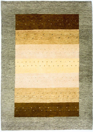 Alfombra Gabbeh - Indus - 241 x 174 cm - multicolor
