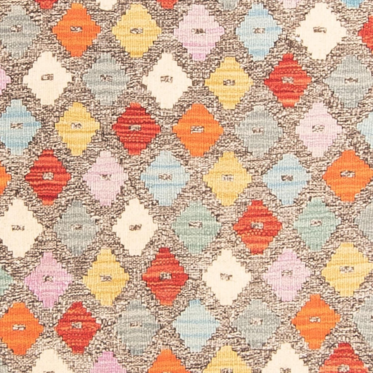 Alfombra Kelim - Splash - 189 x 154 cm - multicolor