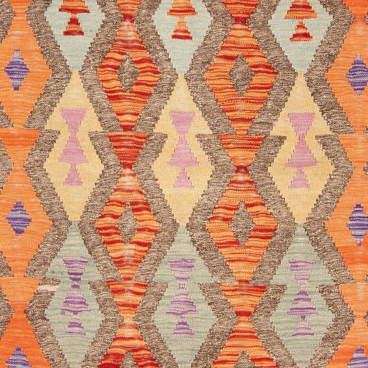 Alfombra Kelim - Splash - 207 x 155 cm - multicolor