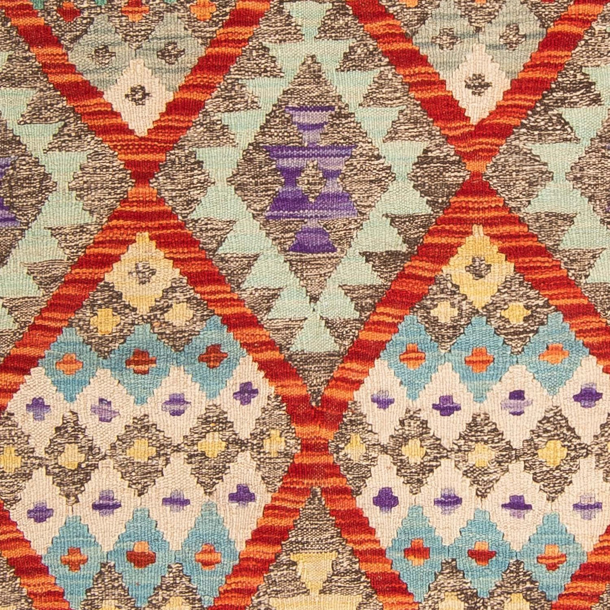 Alfombra Kelim - Splash - 156 x 100 cm - multicolor