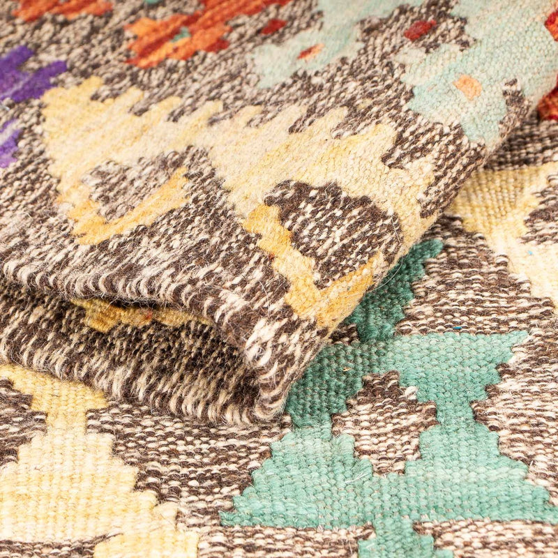 Alfombra Kelim - Splash - 156 x 100 cm - multicolor