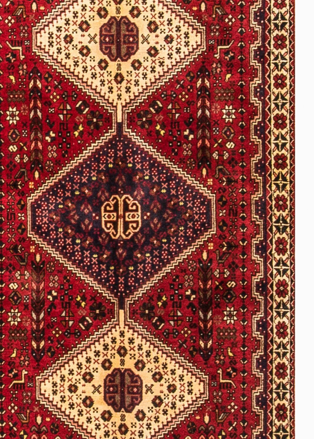 Alfombra de pasillo Alfombra persa - Nómada - 288 x 92 cm - rojo