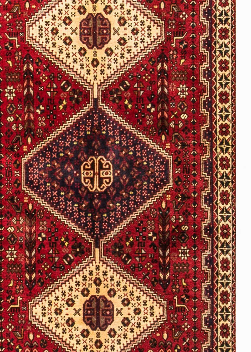 Alfombra de pasillo Alfombra persa - Nómada - 288 x 92 cm - rojo