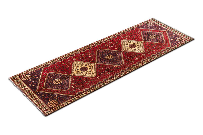 Alfombra de pasillo Alfombra persa - Nómada - 288 x 92 cm - rojo