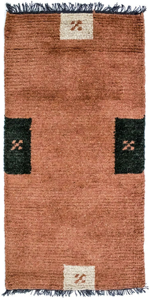 Alfombra de Nepal - 140 x 70 cm - multicolor