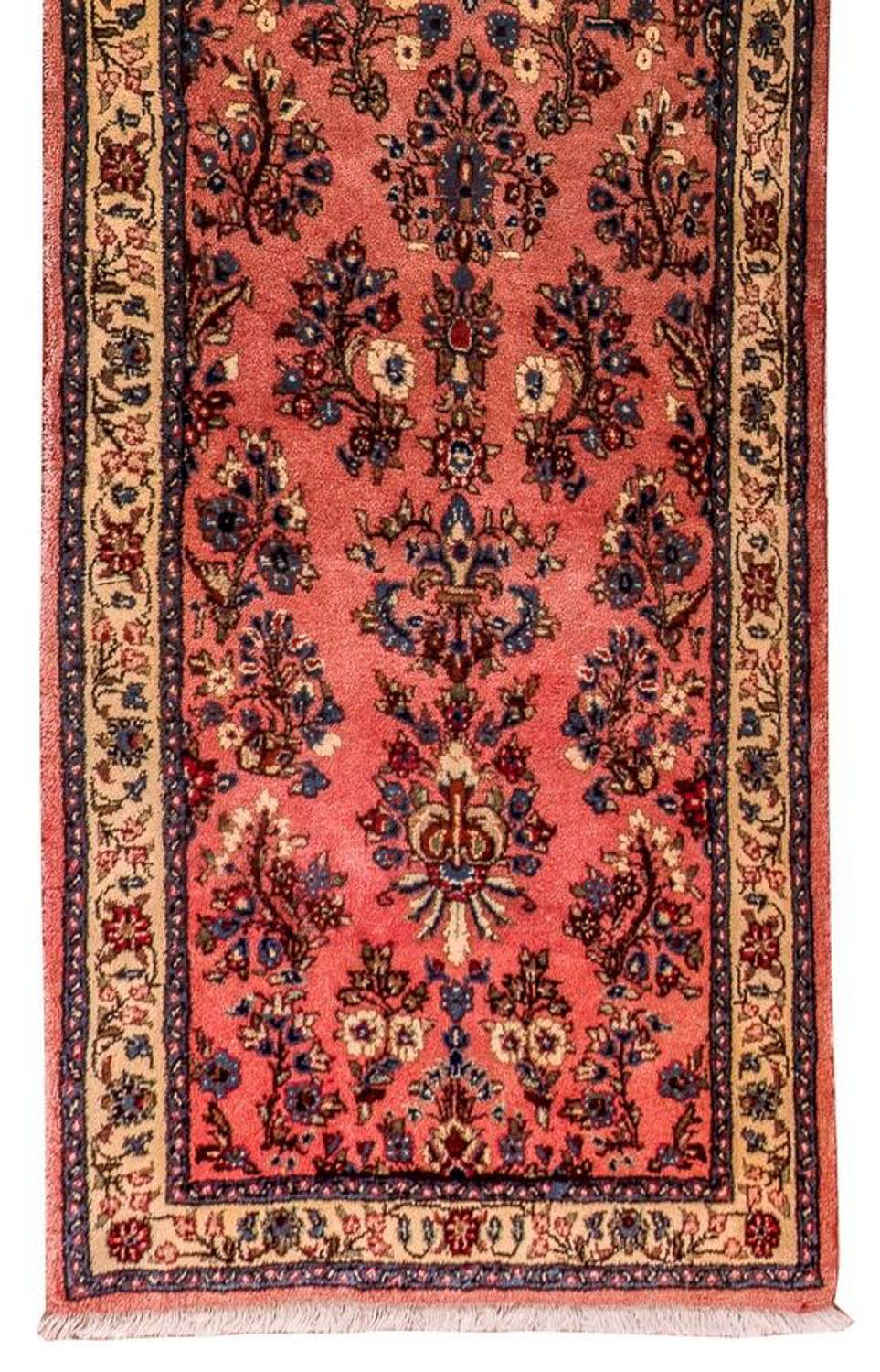 Alfombra de pasillo Alfombra persa - Clásica - 316 x 75 cm - rojo