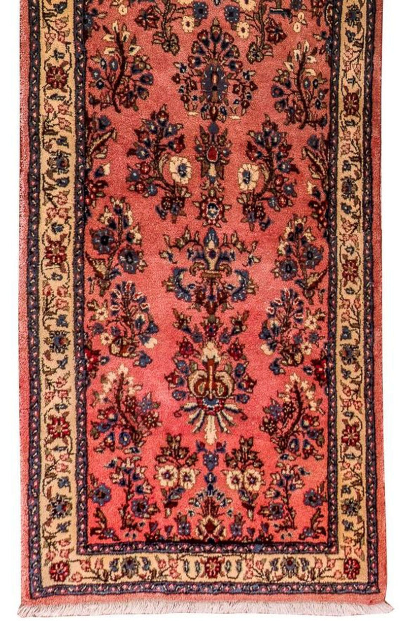 Alfombra de pasillo Alfombra persa - Clásica - 316 x 75 cm - rojo