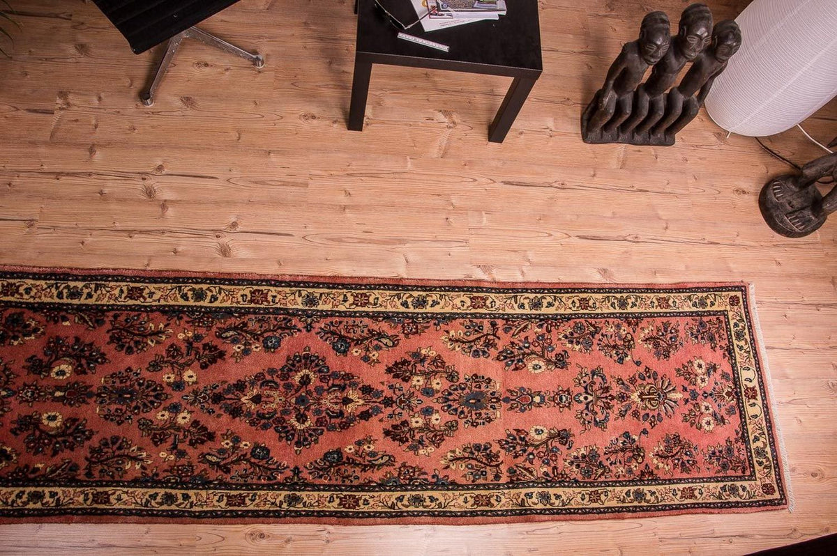 Alfombra de pasillo Alfombra persa - Clásica - 316 x 75 cm - rojo