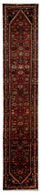 Alfombra de pasillo Alfombra persa - Nómada - 408 x 74 cm - rojo