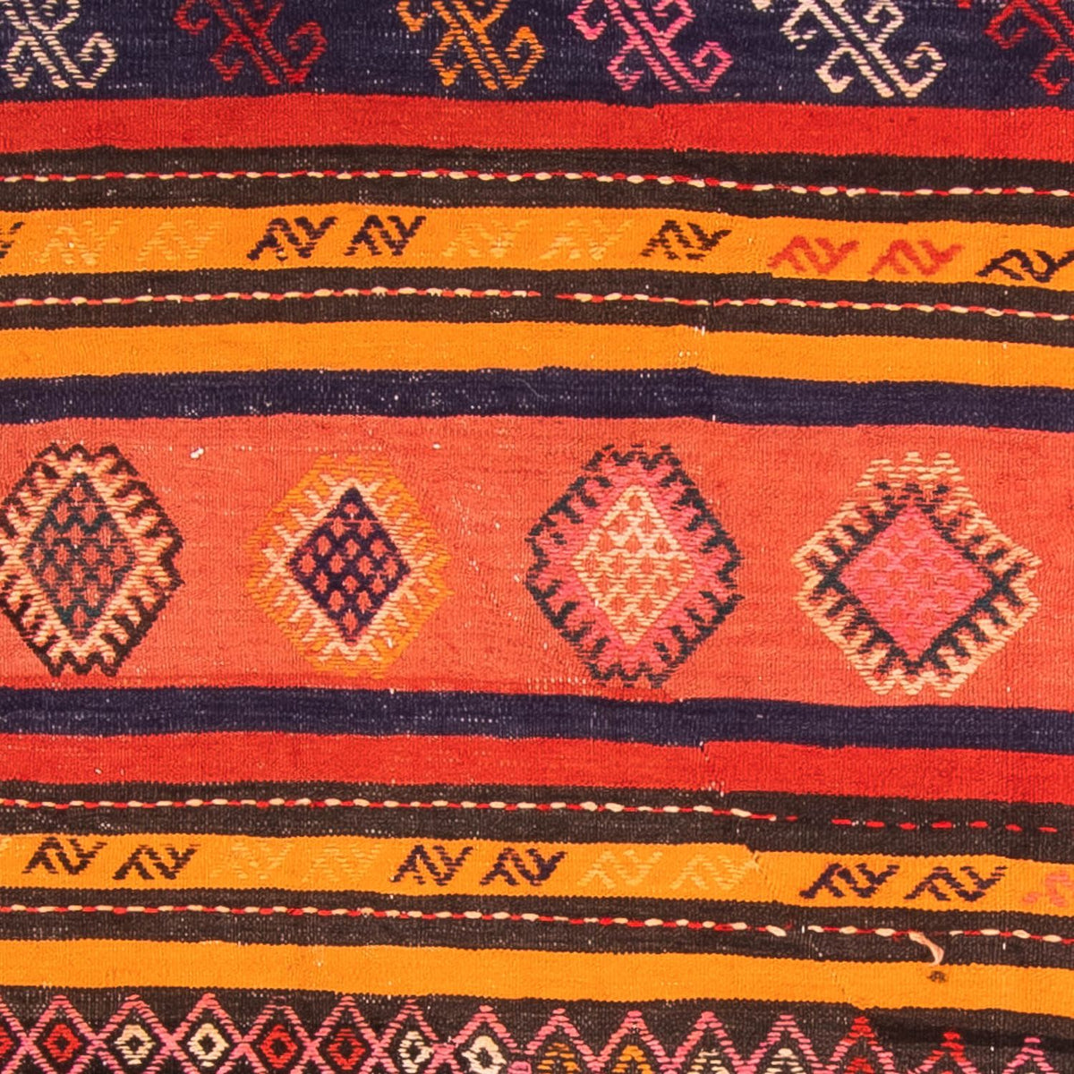 Alfombra Kelim - Antigua - 220 x 150 cm - multicolor